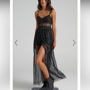 Showpo bodice maxi dress (taylor swift midnights reputation eras)